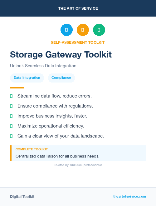 Storage Gateway Toolkit