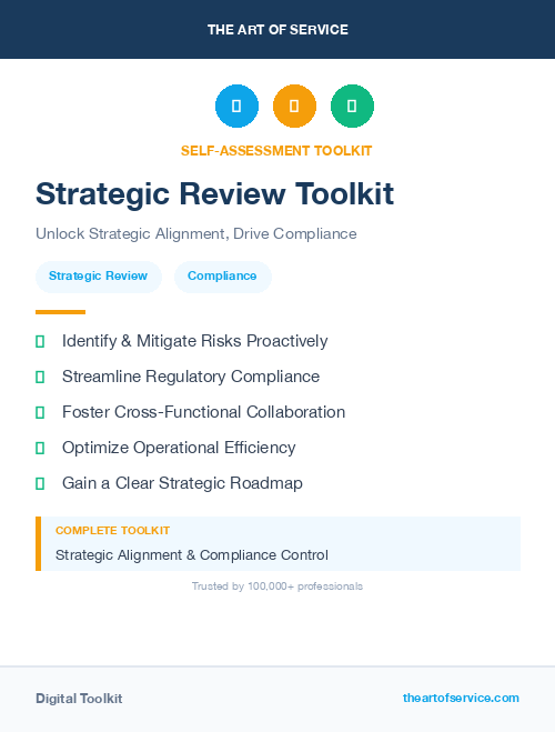 Strategic Review Toolkit