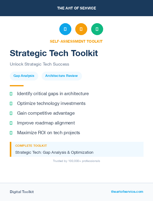 Strategic Tech Toolkit