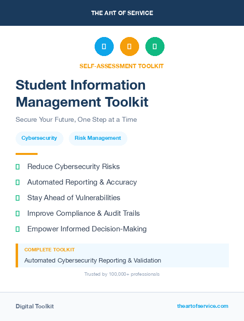 Student Information Management Toolkit