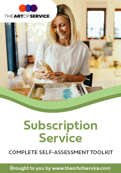 Subscription Service Toolkit