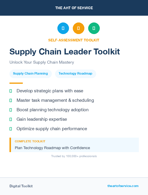 Supply Chain Leader Toolkit