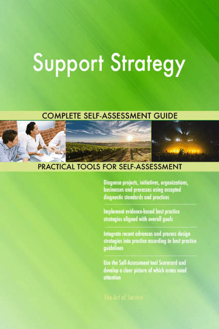 Support Strategy Toolkit Support Strategy Toolkit