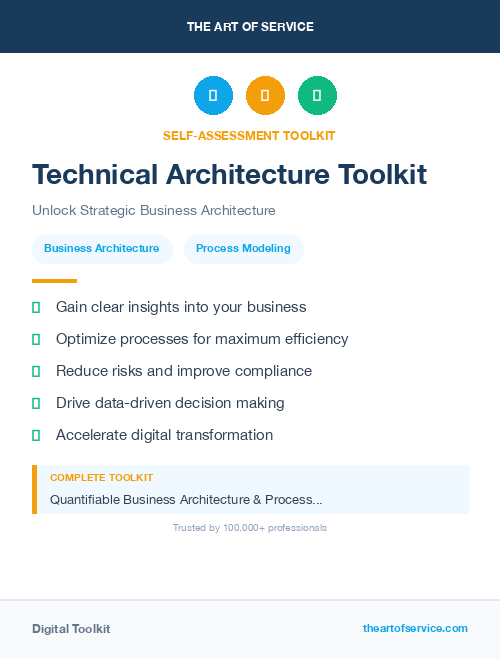 Technical Architecture Toolkit