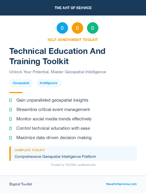 Technical Education And Training Toolkit