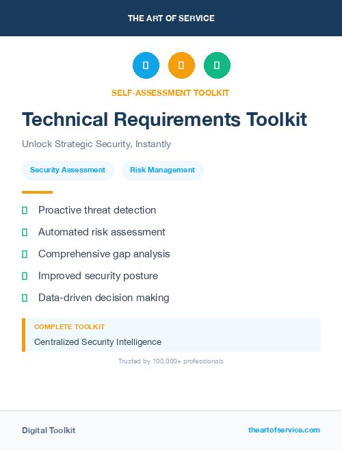 Technical Requirements Toolkit