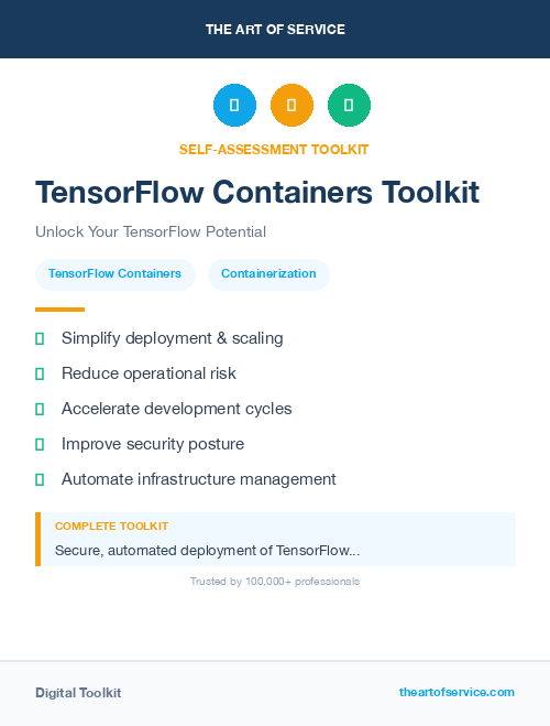 TensorFlow Containers Toolkit