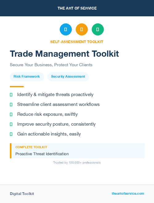 Trade Management Toolkit