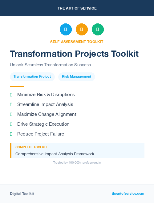 Transformation Projects Toolkit