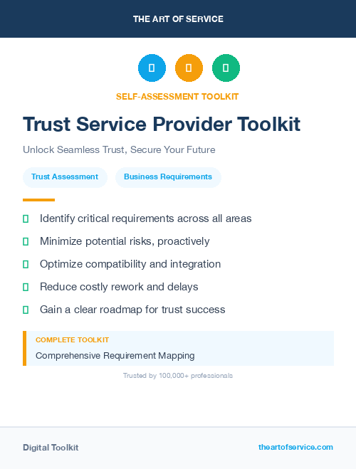 Trust Service Provider Toolkit