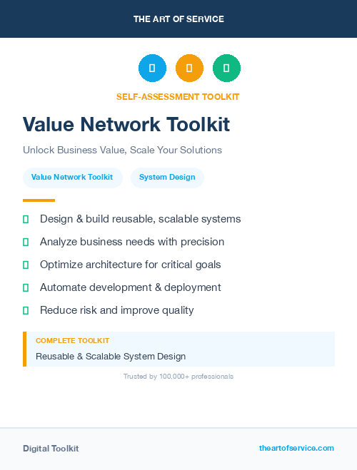 Value Network Toolkit