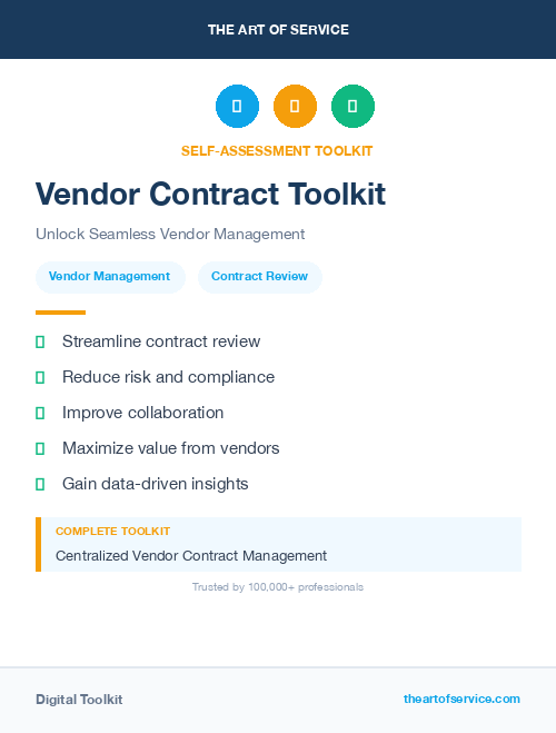 Vendor Contract Toolkit