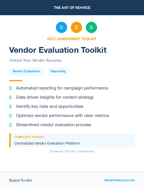 Vendor Evaluation Toolkit