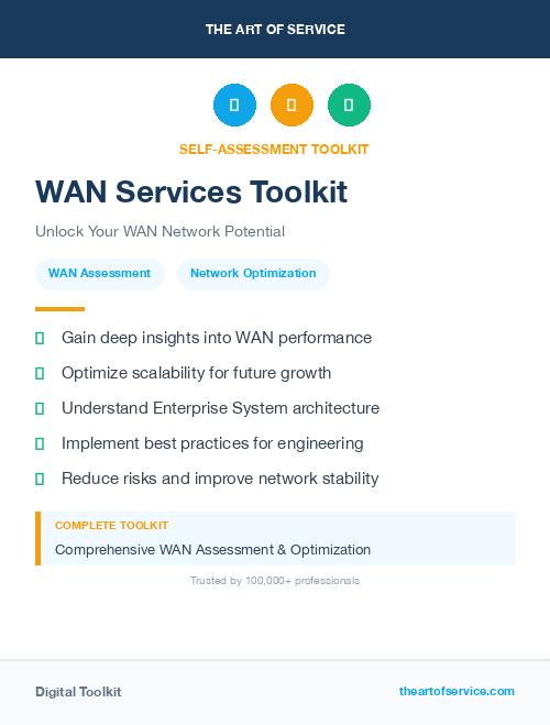 WAN Services Toolkit