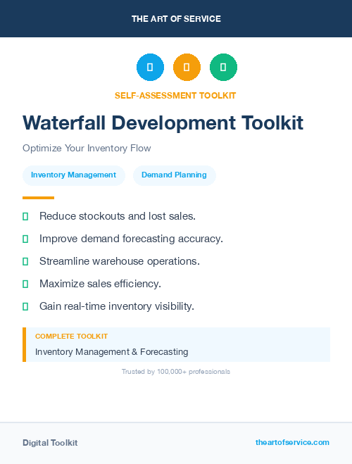 Waterfall Development Toolkit