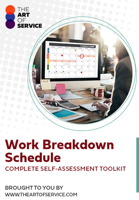 Work Breakdown Schedule Toolkit