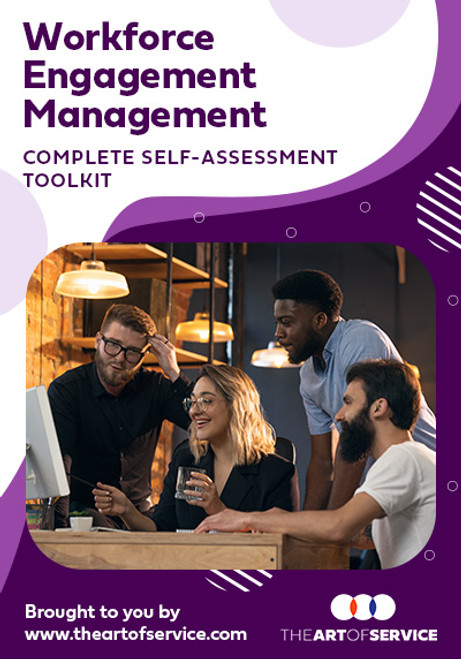 Workforce Engagement Management Toolkit