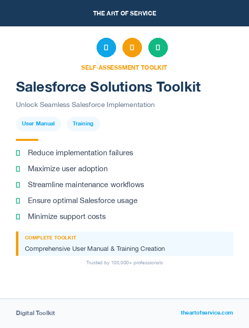 Salesforce Solutions Toolkit