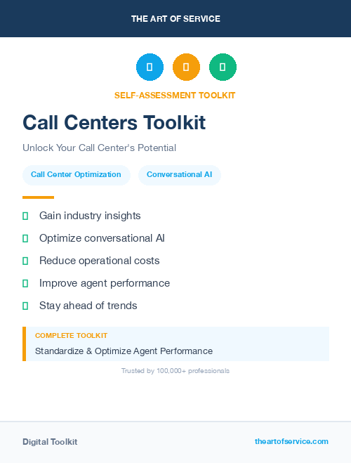 Call Centers Toolkit