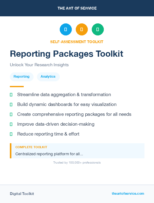 Reporting Packages Toolkit