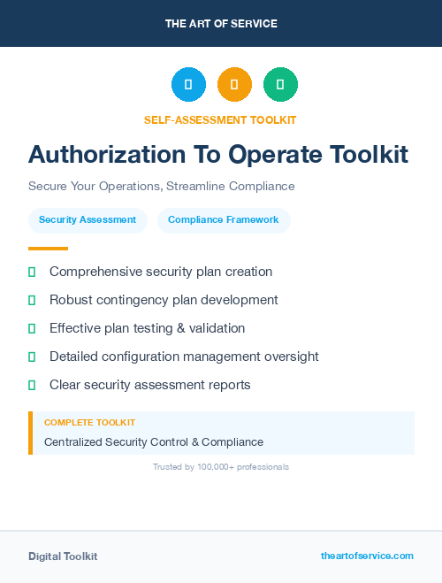 Authorization To Operate Toolkit