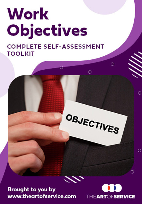 Work Objectives Toolkit