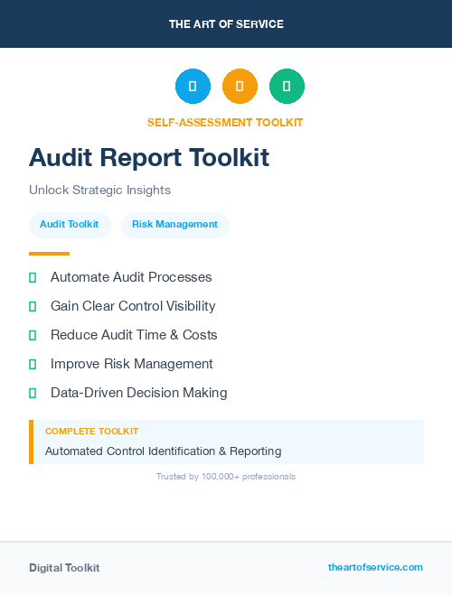 Audit Report Toolkit