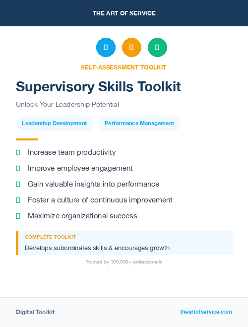Supervisory Skills Toolkit