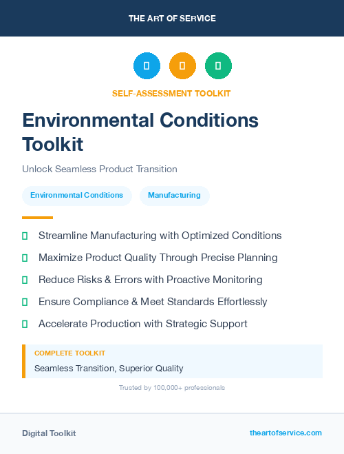 Environmental Conditions Toolkit