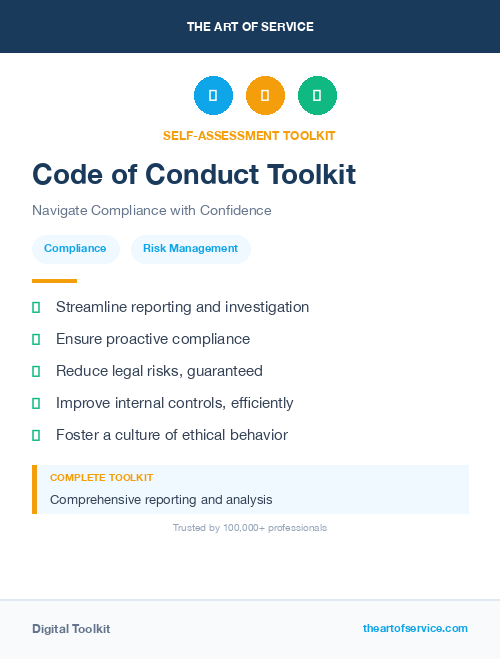 Code of Conduct Toolkit