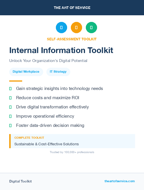 Internal Information Toolkit