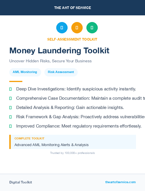Money Laundering Toolkit
