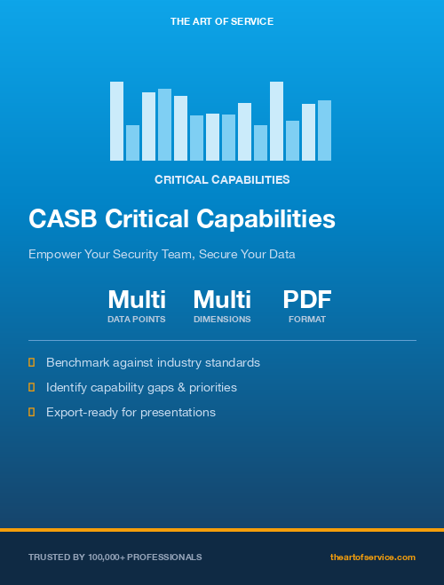 CASB Critical Capabilities