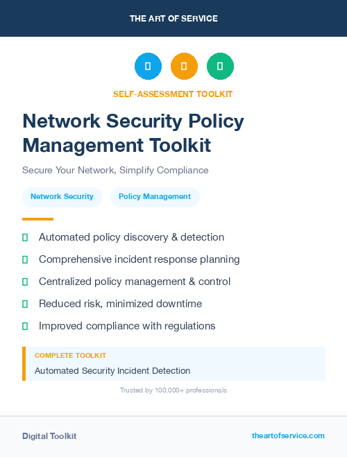 Network Security Policy Management Toolkit