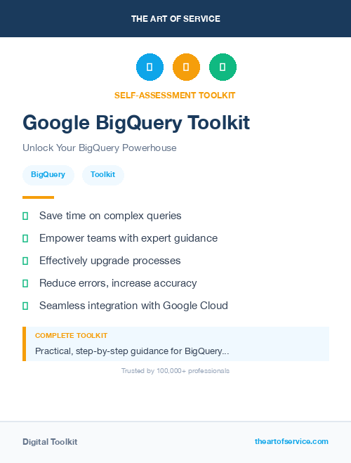Google BigQuery Toolkit