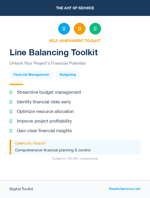 Line Balancing Toolkit