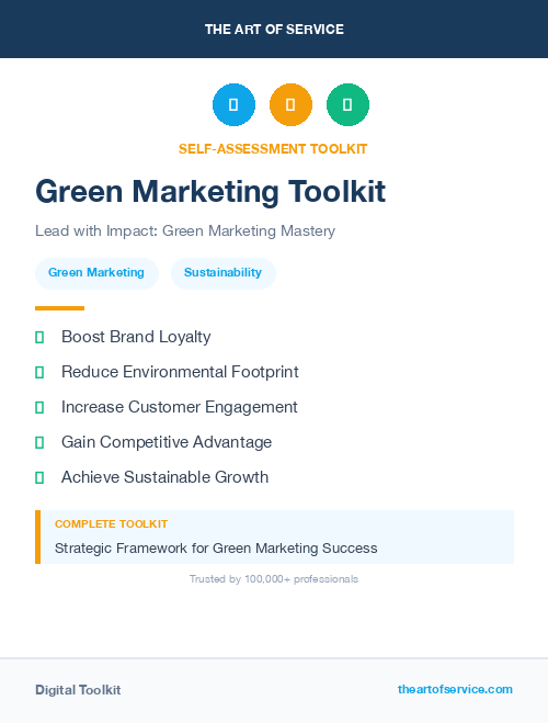 Green Marketing Toolkit