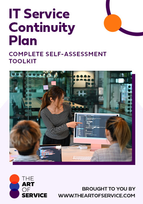 IT Service Continuity Plan Toolkit