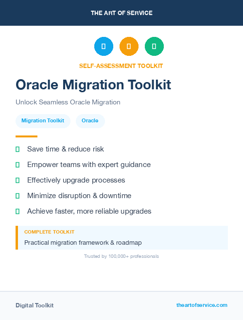 Oracle Migration Toolkit