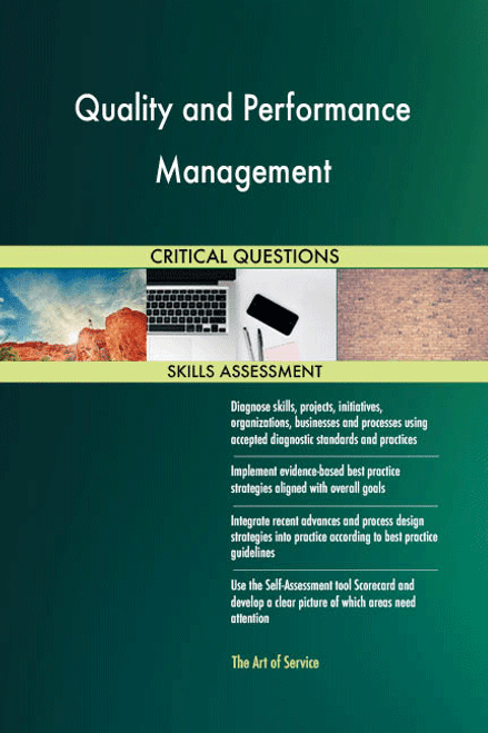 Quality and Performance Management Toolkit