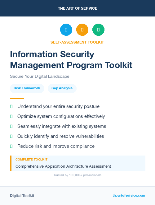 Information Security Management Program Toolkit