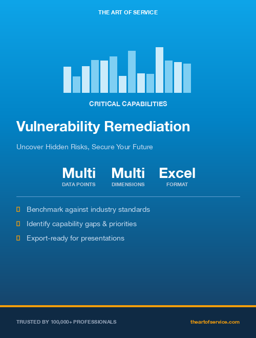Vulnerability Remediation Critical Capabilities