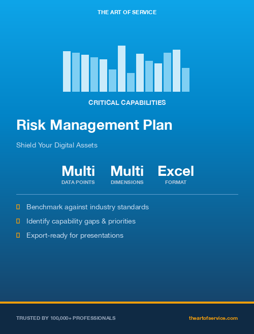 Risk Management Plan Critical Capabilities