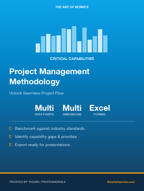Project Management Methodology Critical Capabilities