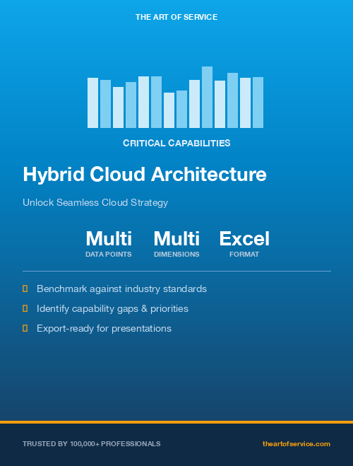 Hybrid Cloud Architecture Critical Capabilities