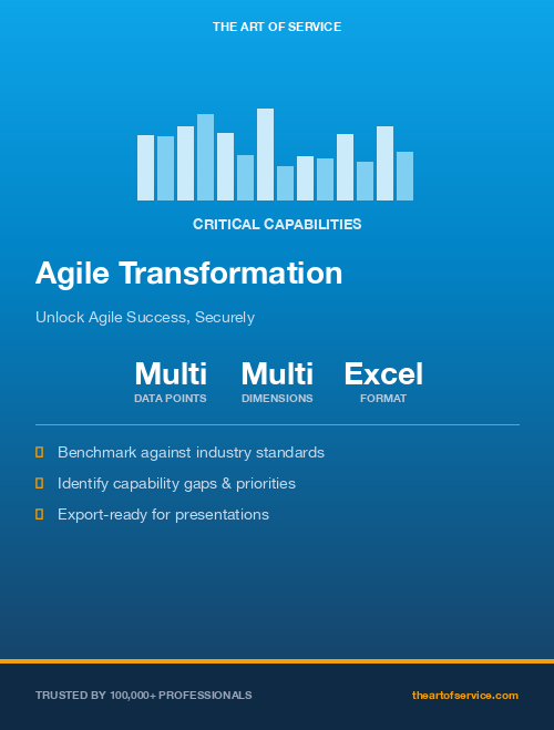 Agile Transformation Critical Capabilities
