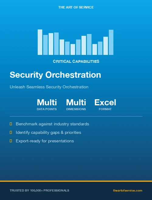 Security Orchestration Critical Capabilities
