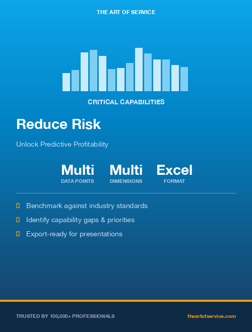 Reduce Risk Critical Capabilities