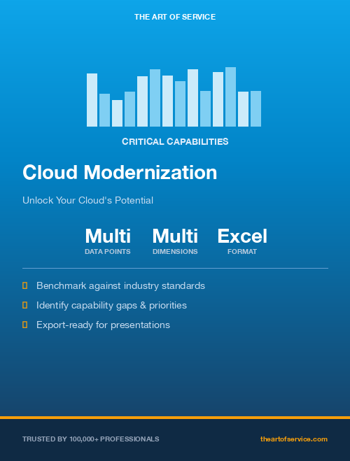 Cloud Modernization Critical Capabilities