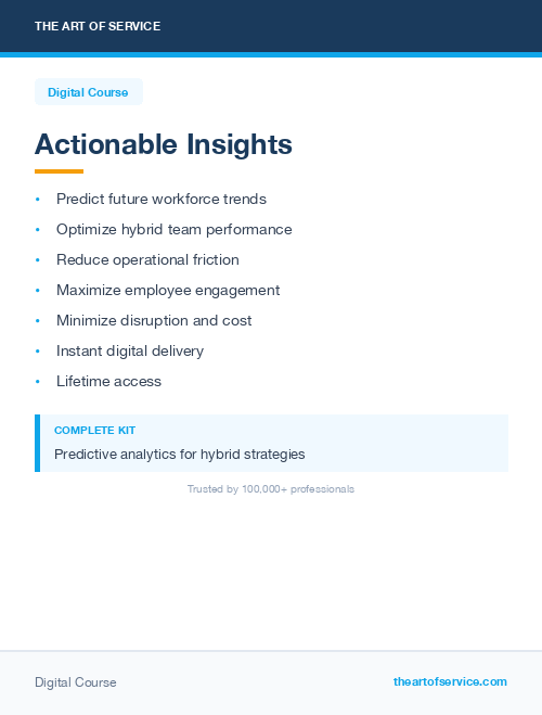 Actionable Insights: The Future of Remote Work - Adapting and Thriving in a Hybrid Workplace
